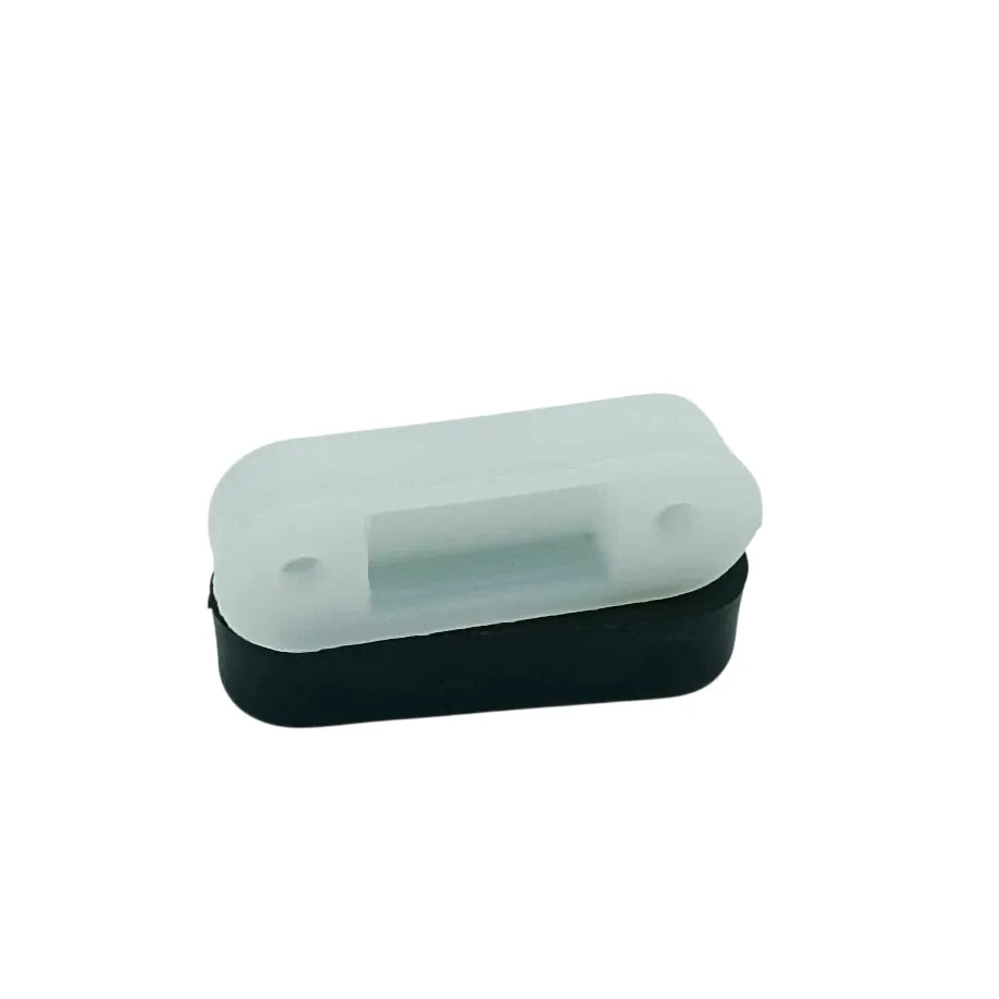 Bottom bush for furniture black/white pvc 45mm*16mm*10mm(1217)