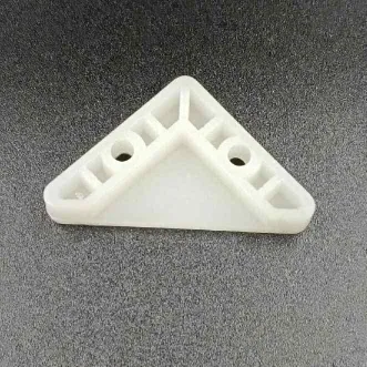 6mm,4mm glass corner clip fibre 1.5" for wardrobe mirror fitting(1152)