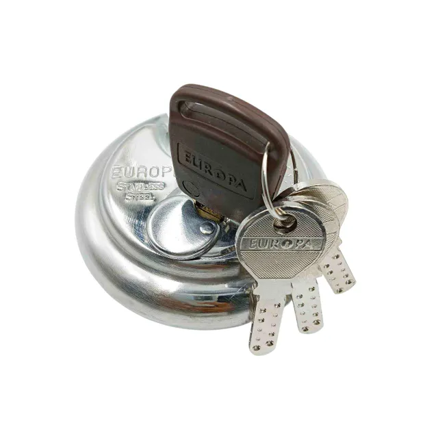 Europa round shutter padlocks P390sstw 2 disc padlocks with common dimple keys( set of 2pc) (1384)