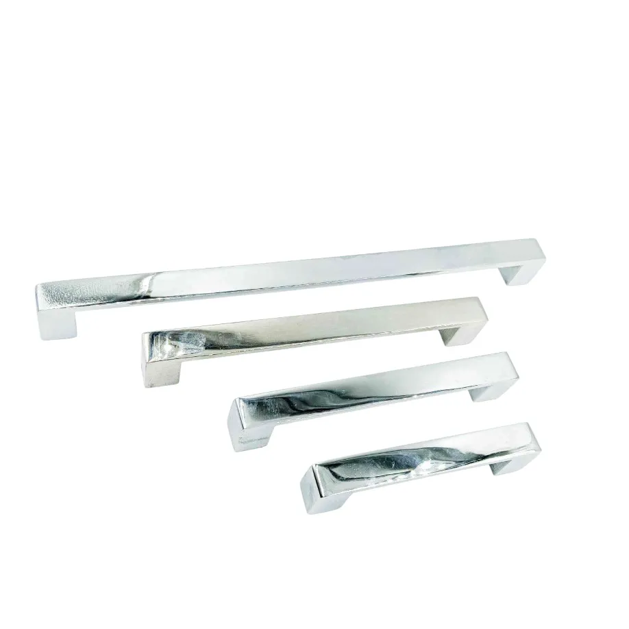 Drawer wardrobe handle D patto s.s c.p finish 4",6",8",10" stainless steel heavy plain (1189)