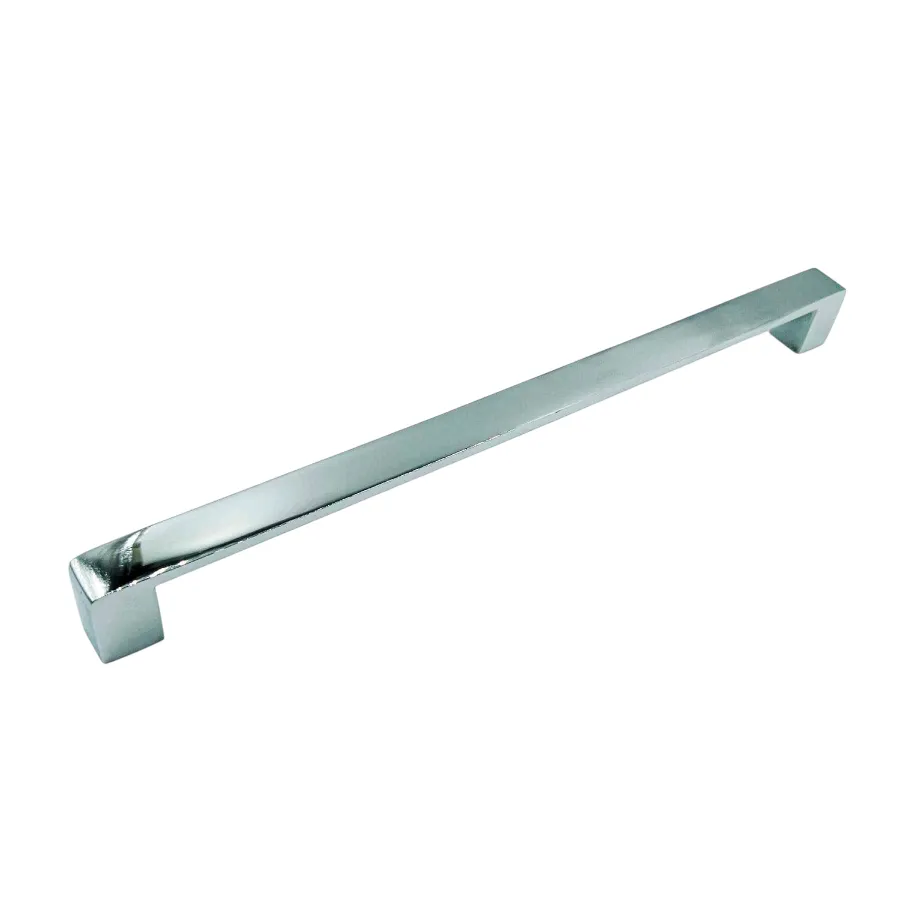 Drawer wardrobe handle D patto s.s c.p finish 4",6",8",10" stainless steel heavy plain (1189)