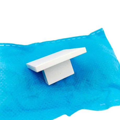 Drawer cabinet knob square white finish 1.5"*1.5" aluminium light weight (sujin company) (1292)