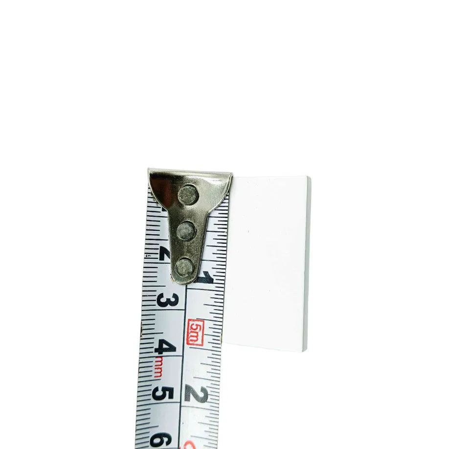 Drawer cabinet knob square white finish 1.5"*1.5" aluminium light weight (sujin company) (1292)