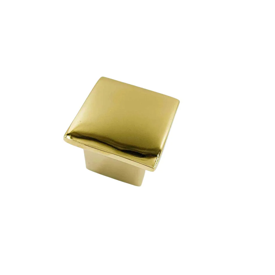 Drawer cabinet knob square pvd gold finish 25mm(1"*1") (1305)