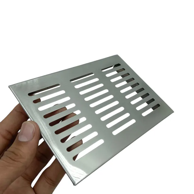 Air Ventilation grill jali stainless steel rectangular for kitchen doors width-4"6",8", length:4",6",8",10",12" (2754)
