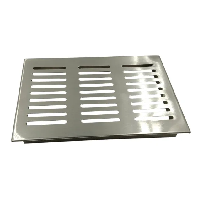 Air Ventilation grill jali stainless steel rectangular for kitchen doors width-4"6",8", length:4",6",8",10",12" (2754)