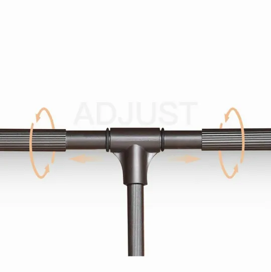 Wardrobe Pull Down hanger softclose grey finish Cloth Lifter for Bedroom Hanger Width 830-1150mm adjustable (1219)