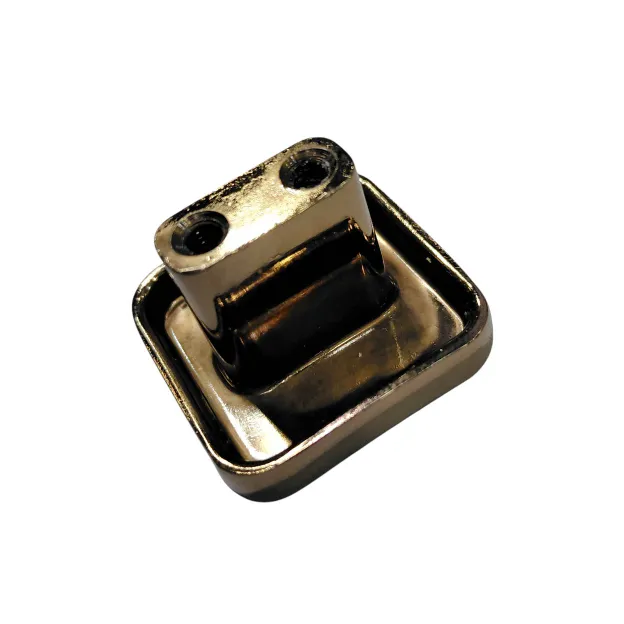 Drawer cabinet knob square pvd rosegold finish 32mm curved edge 1.25" 3009 (2774)