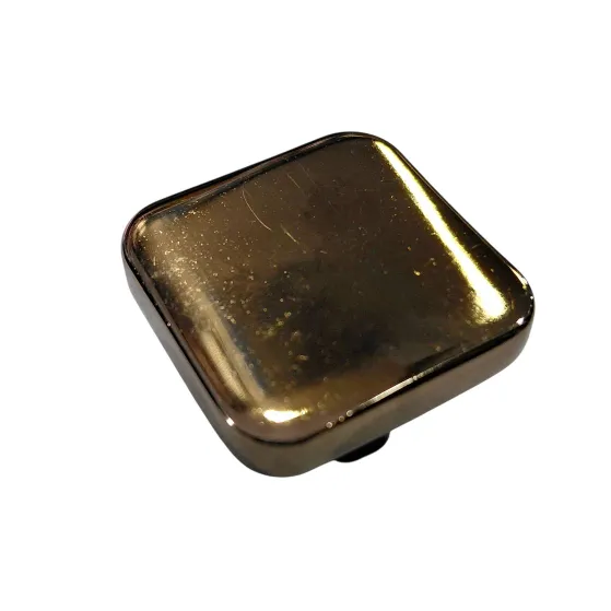 Drawer cabinet knob square pvd rosegold finish 32mm curved edge 1.25" 3009 (2774)