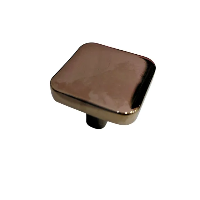 Drawer cabinet knob square pvd rosegold finish 32mm curved edge 1.25" 3009 (2774)