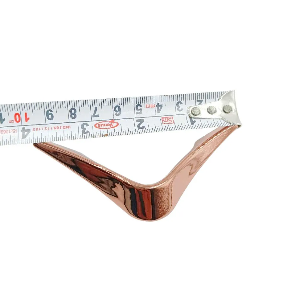 Drawer cabinet knob pulls pvd rosegold finish V type 4" V-1300 (1306)