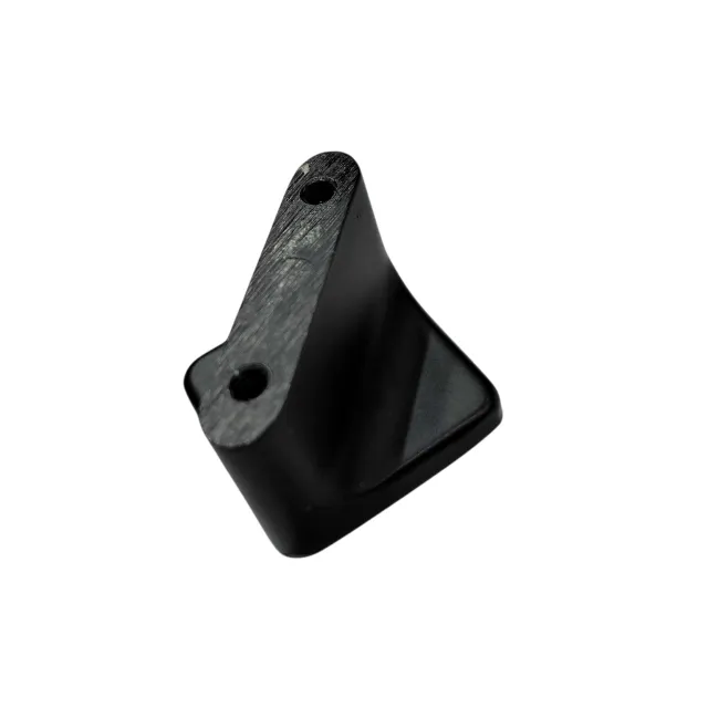 Drawer knob cabinet pulls mirror black finish 25mm square (1") D-235 (1578)