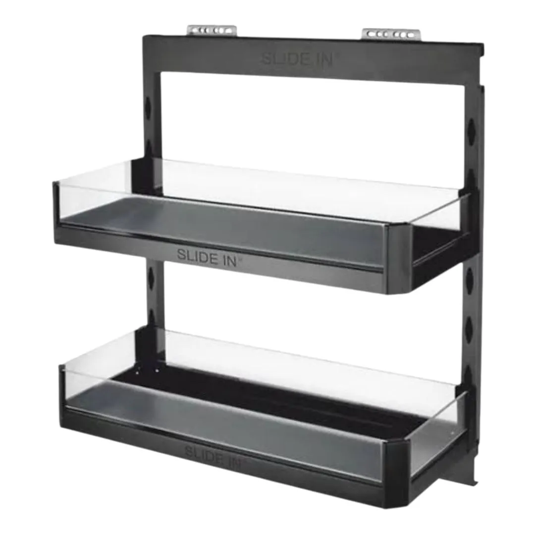 Glass Bottle pullout 2 shelf softclose grey 200mm,250mm,300mm 5years mechanism warrenty (2786)