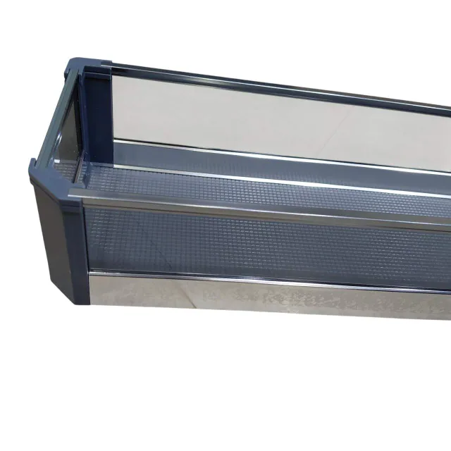 Glass Bottle pullout 2 shelf softclose grey 200mm,250mm,300mm 5years mechanism warrenty (2786)