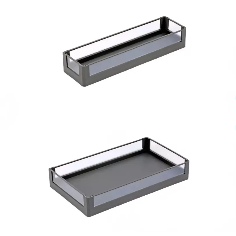 Glass Pantry tall Unit Storage System grey sheet base 6ft softclose (Cabinet Width 600mm 12 Baskets) premium 5 years warrenty (2791)