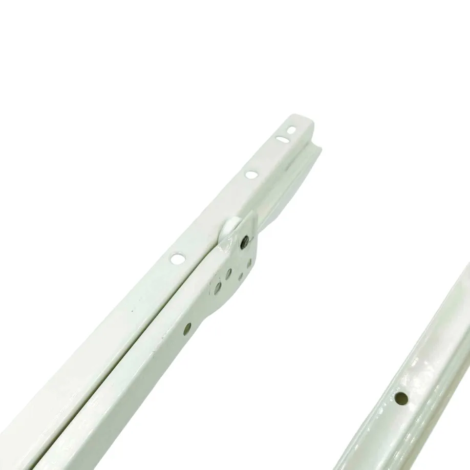 Bottom mounting drawer slides white/ivory drawer channel roller wheel medium 12",14",16",18",20" regular (1681)
