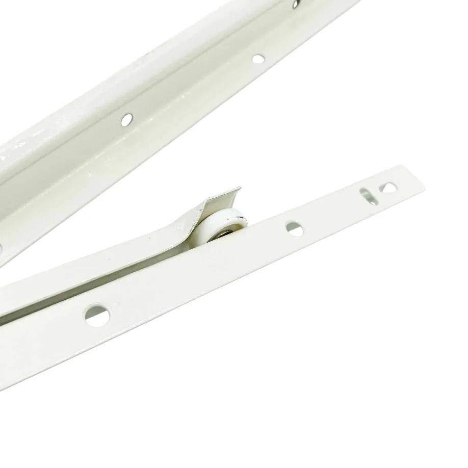 Bottom mounting drawer slides white/ivory drawer channel roller wheel medium 12",14",16",18",20" regular (1681)