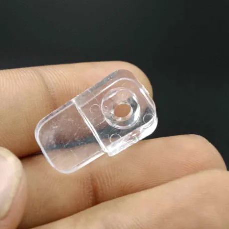 Glass panel clip center support acrelic transperent for wardrobe mirror fitting(1155)