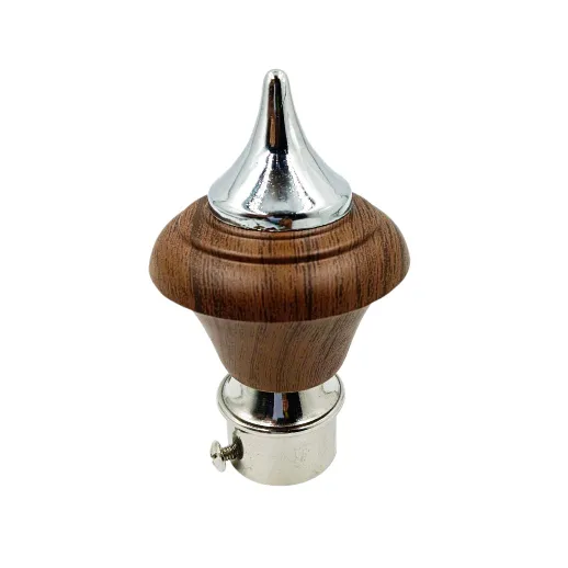 Steel Curtain bracket brown wengi new model premium 9046 (pack of 2pc bracket only)(1707)