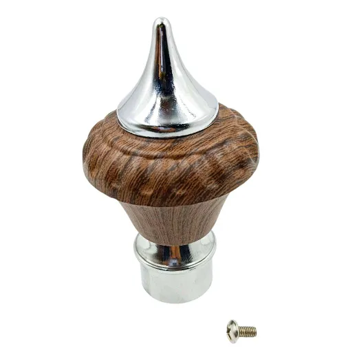 Steel Curtain bracket brown wengi new model premium 9045 (pack of 2pc bracket only)(1706)