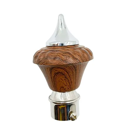 Steel Curtain bracket brown wengi new model premium 9045 (pack of 2pc bracket only)(1706)