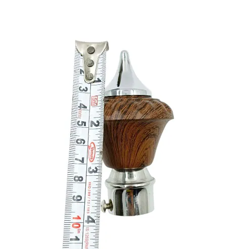 Steel Curtain bracket brown wengi new model premium 9045 (pack of 2pc bracket only)(1706)