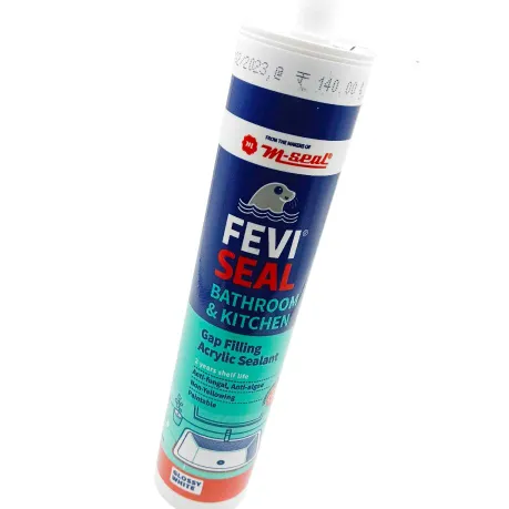 Pidilite Silicone sealent feviseal bathroom and kitchen gap filling glossy white 420gm (1325)