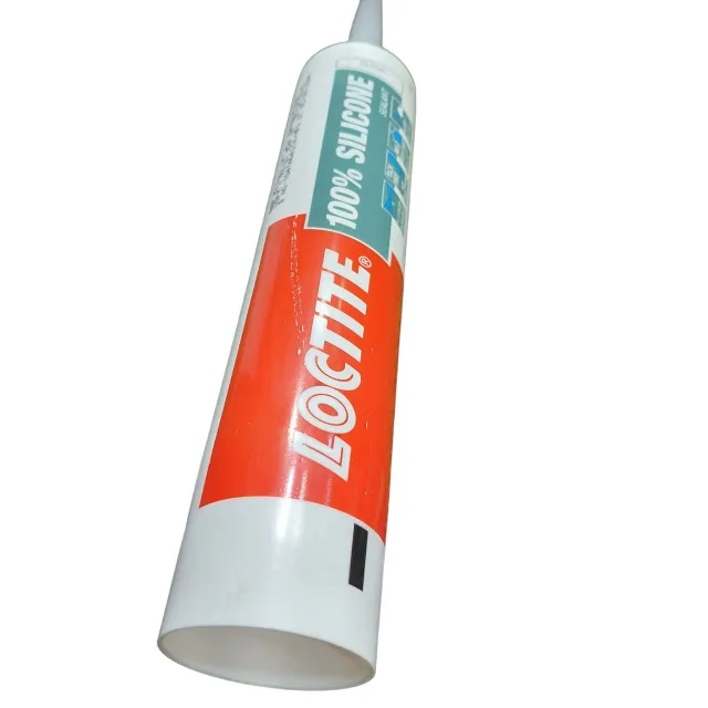 Loctite 100% Silicone Sealant Heat and Water Resistant  280ml – White, Clear | Multi-Surface Polyseal for Kitchen, Bathroom, sealant for glass, ceramics, aluminum &amp; steel (2335)