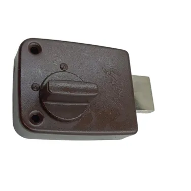 Godrej maindoor lock 7311 mini deadbolt 1ck brown finish 5 years warranty rimlock (2526)