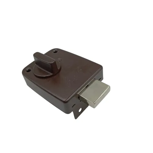 Godrej maindoor lock 7311 mini deadbolt 1ck brown finish 5 years warranty rimlock (2526)