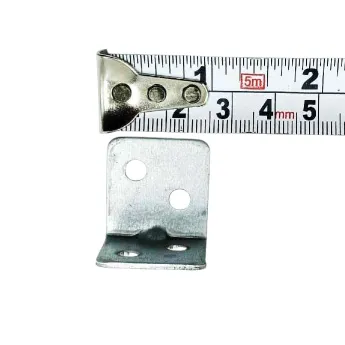 Metal L clamp 25mm zinc coated L bracket 1" (25mm*25mm) Corner Support for Furniture (1498)