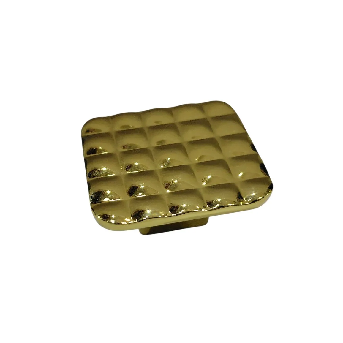 Drawer knob cabinet pulls square pvd gold finish 1.5" D-3008 (2836)