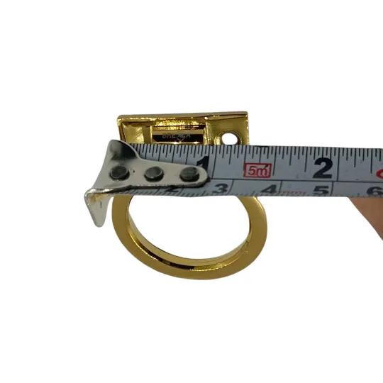 Brass Folding handle ring type pvd gold finish 1.5" NH-707 (2145)