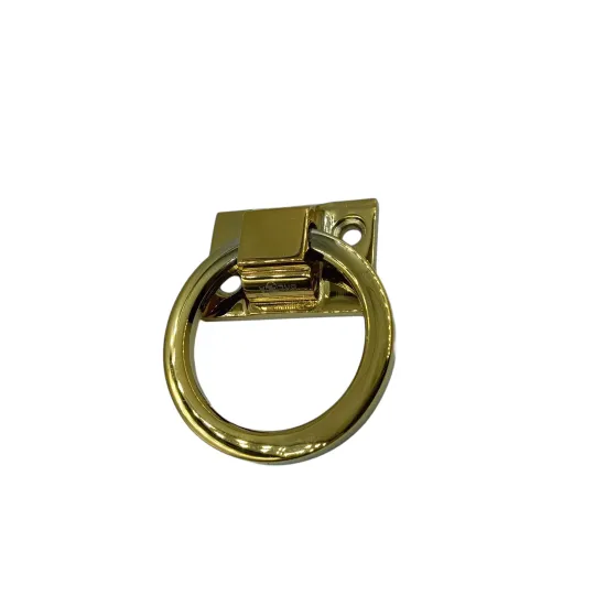 Brass Folding handle ring type pvd gold finish 1.5" NH-707 (2145)