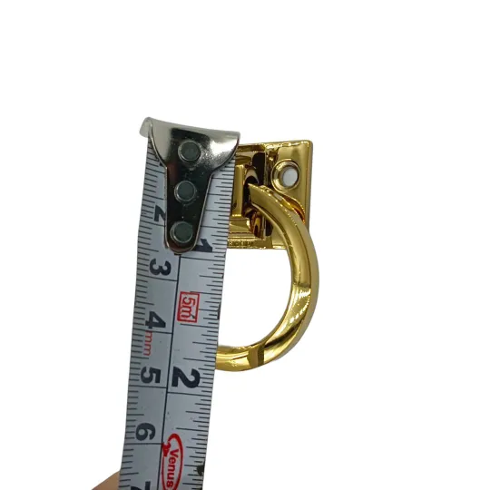 Brass Folding handle ring type pvd gold finish 1.5" NH-707 (2145)