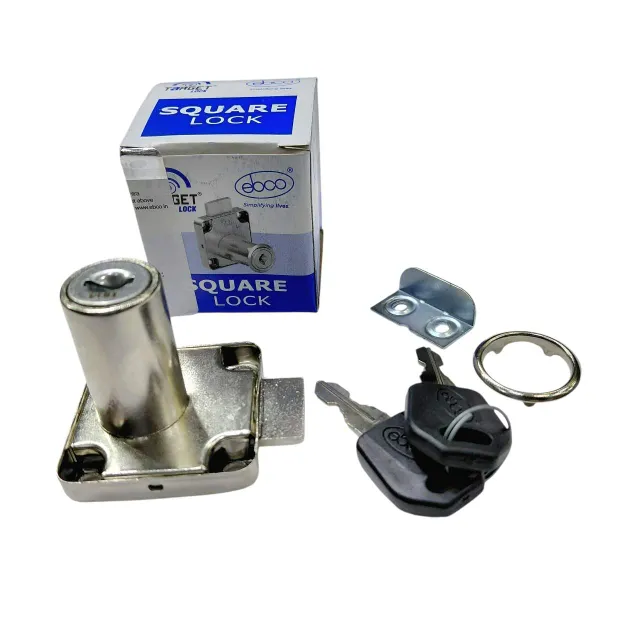 Ebco drawer lock 32mm long neck square furniture lock cabinet lock Multipurpose lock E-SQL1-32 (2850)