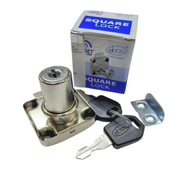 Ebco drawer lock 32mm long neck square furniture lock cabinet lock Multipurpose lock E-SQL1-32 (2850)