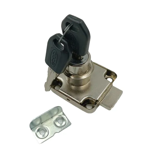 Ebco drawer lock 22mm long neck square furniture lock cabinet lock Multipurpose lock E-SQL1-22 (2231)