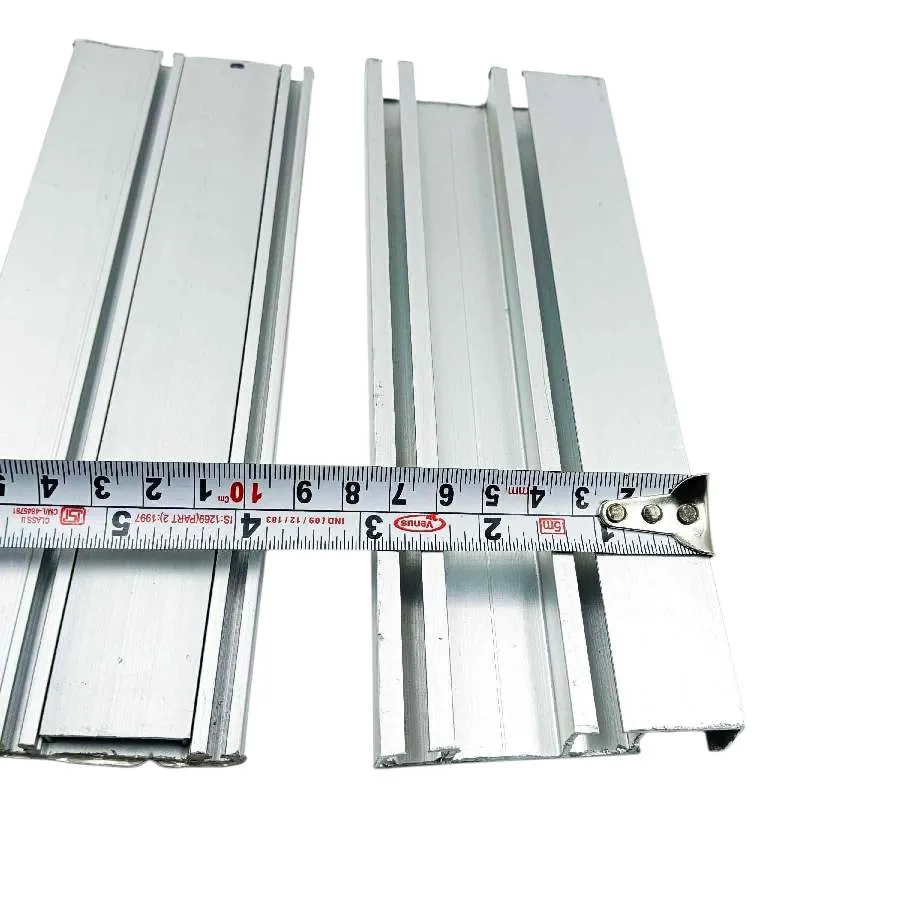 Sliding wardrobe double slim track for 2doors 8ft ,12ft only track (1266)