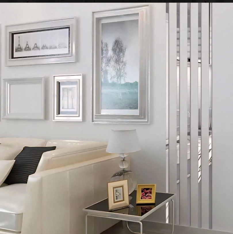 Self Adhesive PVD Steel Finish Flat Strips 8mm to 50mm | 8 Feet length Decorative Patti for Furniture &amp; Interiors (1277)