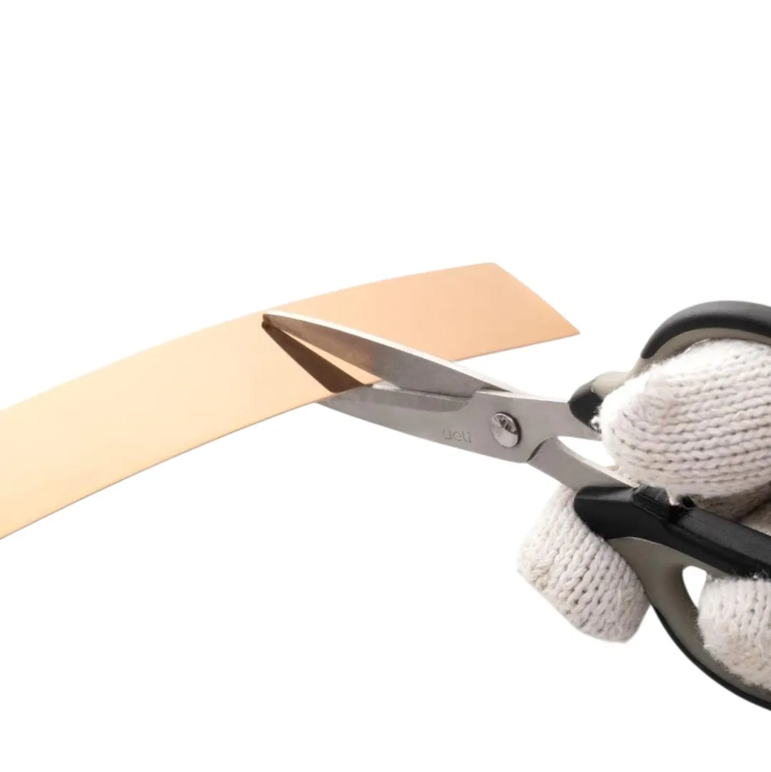 Self Adhesive PVD Rose Gold 2.5mtr Flat Strips 8mm to 50mm | 8 Feet Decorative Patti for Furniture &amp; Interiors(1276)