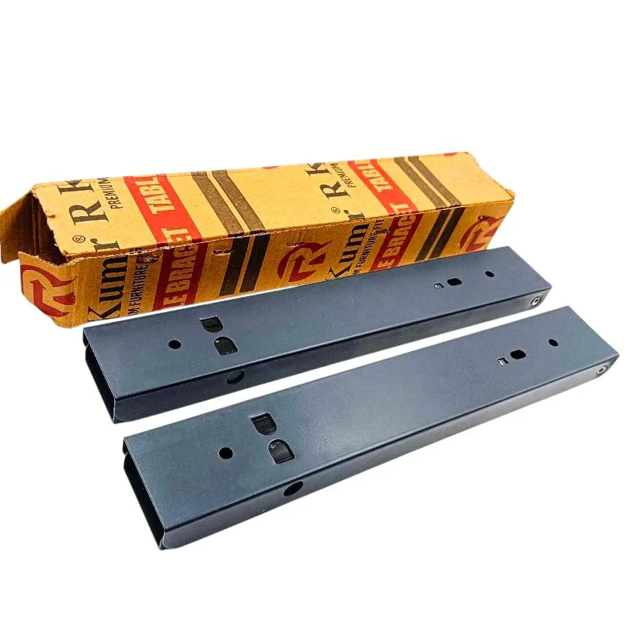 Folding Table Bracket Heavy Duty Grey Wall-Mounted Support, 12", 16", 20" (1436)