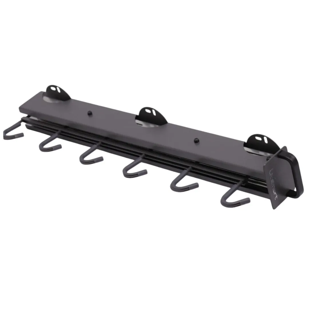 Ebco Pan Hanger Rack PHR48-SC AT 6 hooks soft close grey 20kg capacity 5 years warrenty (2528)