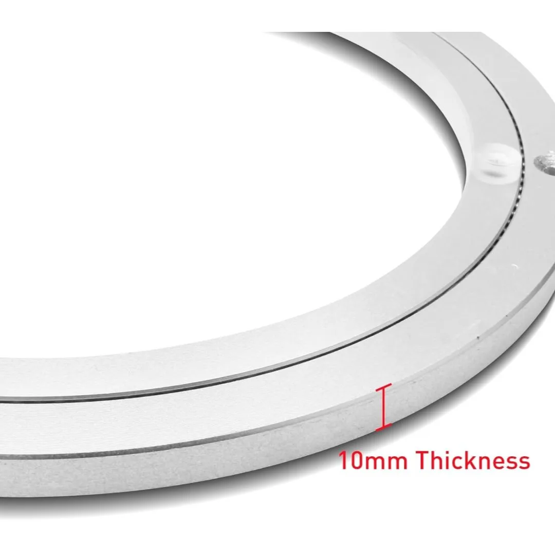 Ebco Turn Table Mechanism 8" &amp; 12" – 360° Heavy-Duty Rotating Base for Glass, Wood, Marble (2270)