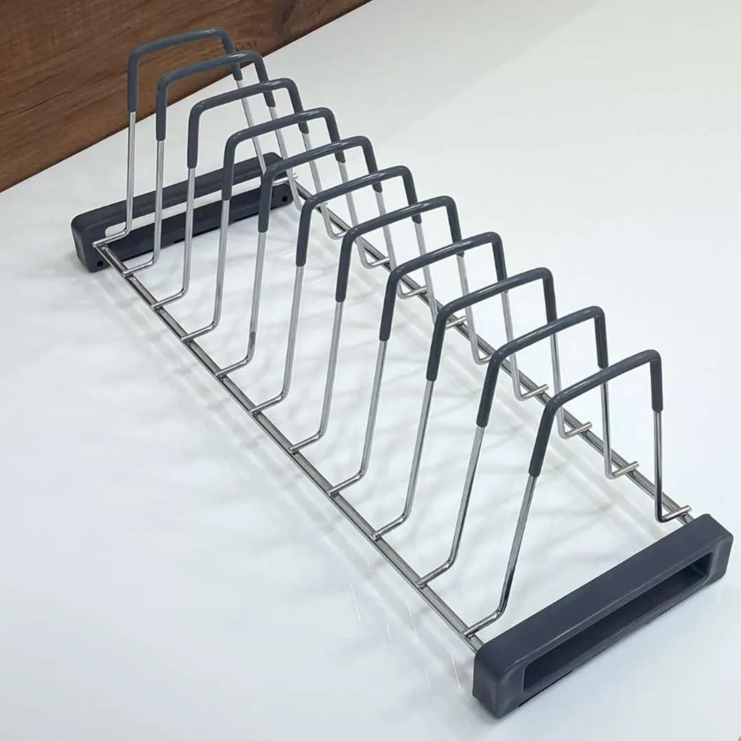 Thali Stand Stainless Steel 4" and 8" Premium Dish Rack / Plate holder Stand for Modular Kitchen &amp; Tandem Box(1677)