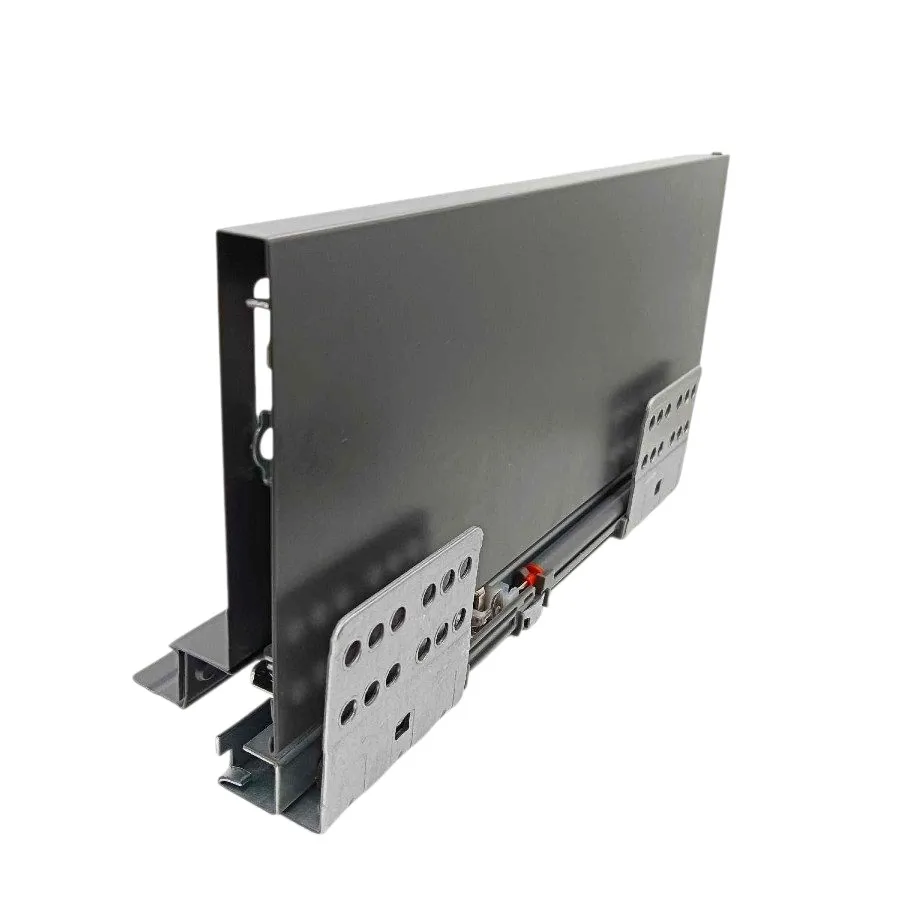 Godrej Slim tandem box drawer for kitchen grey(antharacite)finish 500mm soft close 4",6",8" 10 years warrenty (2037)