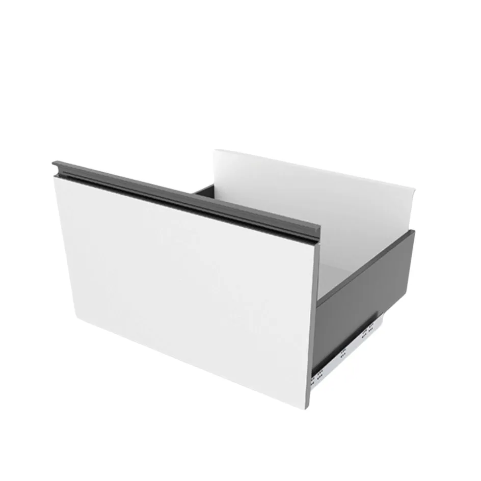 Godrej Slim tandem box drawer for kitchen grey(antharacite)finish 500mm soft close 4",6",8" 10 years warrenty (2037)