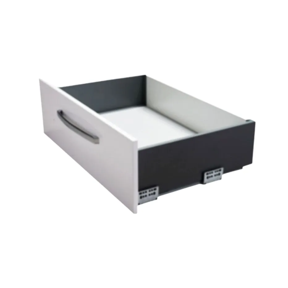 Godrej Slim tandem box drawer for kitchen grey(antharacite)finish 500mm soft close 4",6",8" 10 years warrenty (2037)