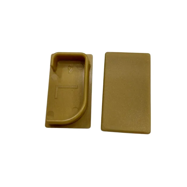 G Profile Handle Safety End Cap Set of 2pcs – PVC Caps for G Handles 35mm | Black, Rose Gold, Gold, CP Chrome, Grey Finishes (1018)