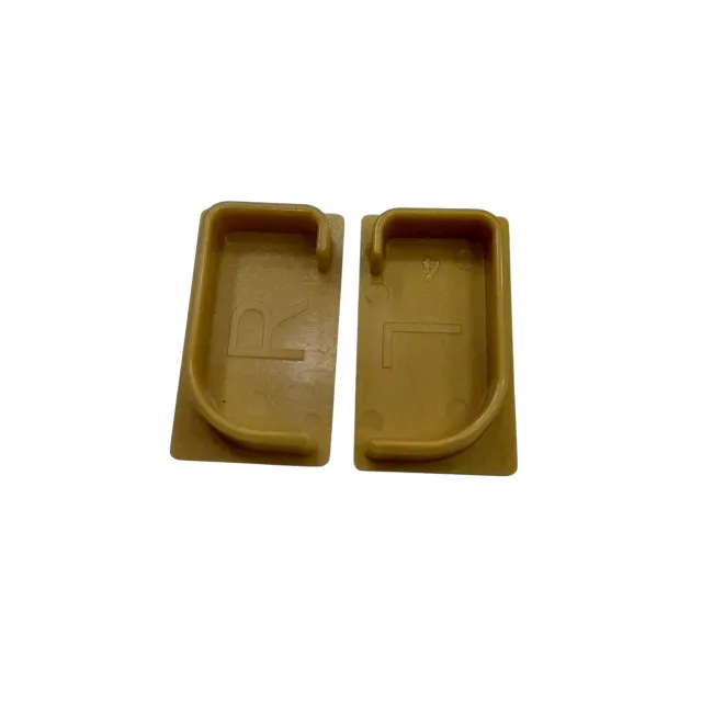 G Profile Handle Safety End Cap Set of 2pcs – PVC Caps for G Handles 35mm | Black, Rose Gold, Gold, CP Chrome, Grey Finishes (1018)